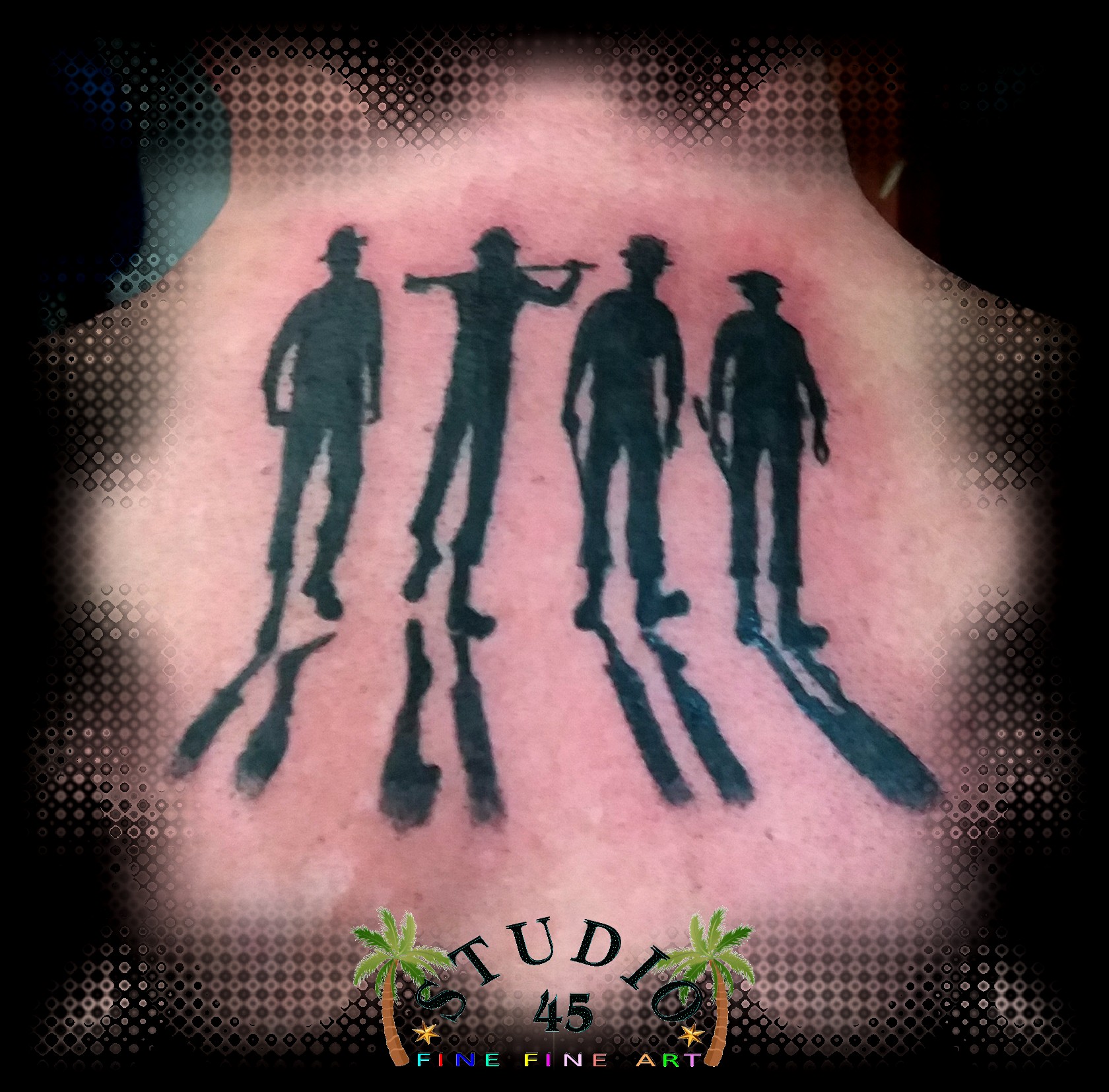Clockwork Orange Hals Nacken Tattoo Recklinghausen STUDIO 45